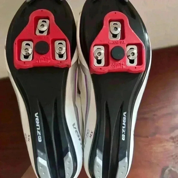 Venzo MX Women's Bike Bicycle Cycling Shoes Women’s Size 9.5 Men’s Size 8 - Picture 10 of 10